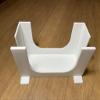 Vertical Stand/Holder for Ring Alarm Pro Base Station - 3D Printed (Base Station Not Included) (Side Plug) view 3