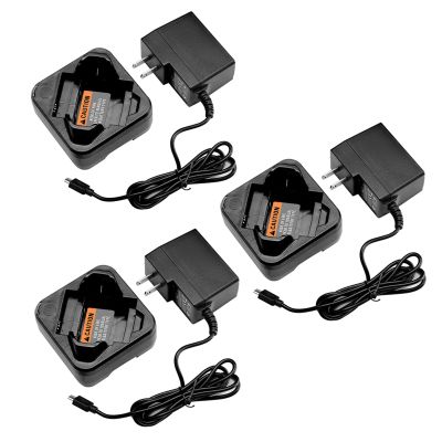 (3PCS) PMLN7109A PMLN7094 Charger [2025 New Version] for Motorola SL300 Radio PMLN7109 PMLN7094A SL3500e SL1M SL1600 SL2600 TLK100 PMNN4468 PMNN4468A PMNN4468B Battery Charger
