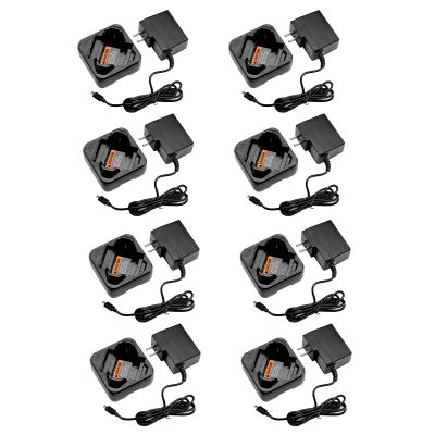 (8PCS) PMLN7109A Charger PMLN7094 [2025 New Version] for Motorola SL3500e PMNN4468 PMNN4468A PMNN4468B PMLN7109 TLK100 SL300 SL300e SL3500e SL1M SL1600 SL2600 Battery Charger