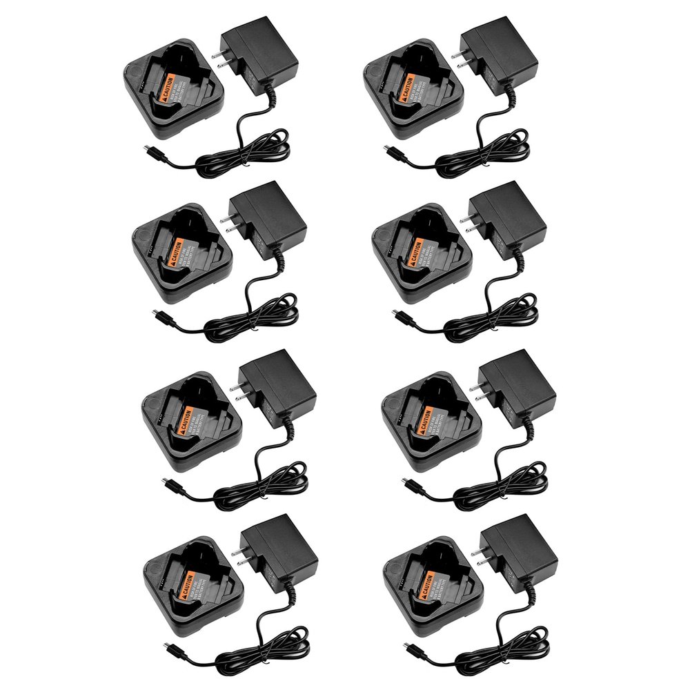 (8PCS) PMLN7109A Charger PMLN7094 [2025 New Version] for Motorola SL3500e PMNN4468 PMNN4468A PMNN4468B PMLN7109 TLK100 SL300 SL300e SL3500e SL1M SL1600 SL2600 Battery Charger