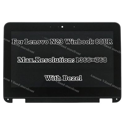 11.6" Replacement for Lenovo N23 Winbook 80UR0002US 1366x768 LCD Display Touch Screen Assembly with Bezel