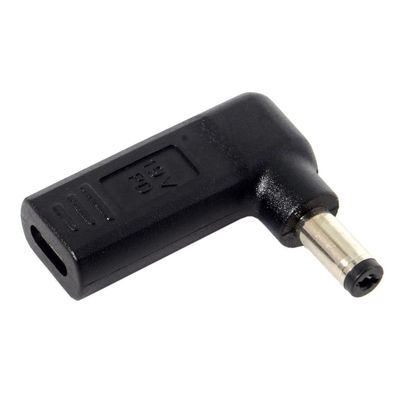 NFHK USB 3.1 Type C USB-C to DC 20V 5.5 2.1mm Adapter PD Emulator Trigger 90 Degree Angled