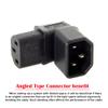 NFHK IEC Male C14 to Up+Down Direction Right Angled 90 Degree IEC Female C13 Power Extension Adapter AC Convertor view 4