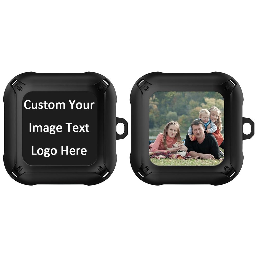 Klsify Custom Photo Case for Compatible with Beats Fit Pro Earbuds Cover Personalized Name Design Logo Image Text Picture Customized Gift Sturdy Soft Shockproof Armor Earphone Box Shell with Keychain