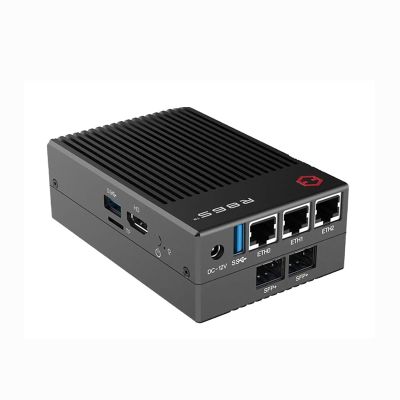 R86S U1/U2/U3/U4 Mini PC Soft Route Multi-net Port, Intel Mini Host N5105 N6005 8GB/16GB/32GB 10 Gigabit Fiber Port 2.5G (U4)
