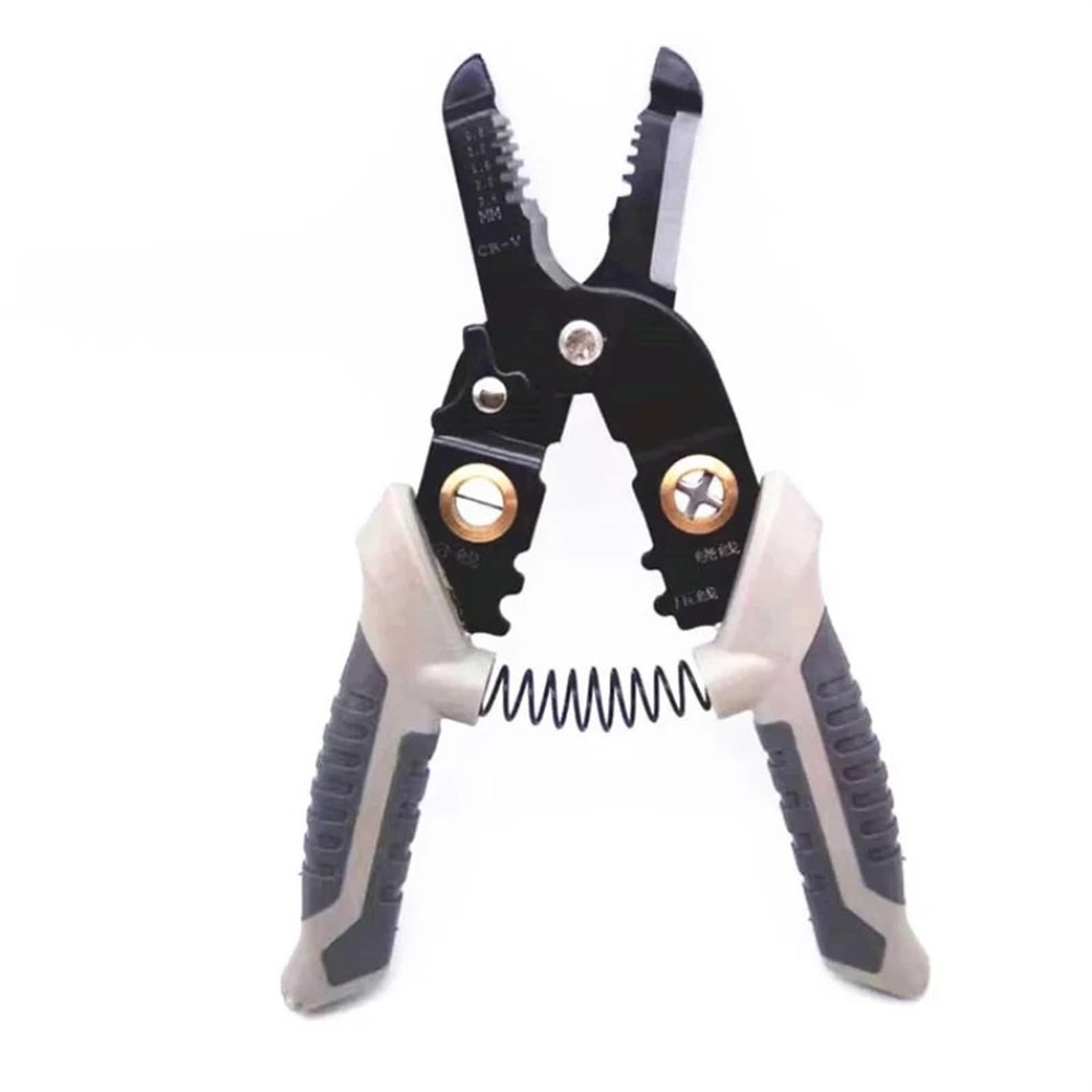 Wire Stripper Electrician Crimping Pliers Tools Multifunction Cable Winding Pincer Wire Cutter Cable Stripper Outfit