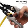 Wire Stripper Electrician Crimping Pliers Tools Multifunction Cable Winding Pincer Wire Cutter Cable Stripper Outfit view 4