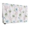 BuniQ SHIJT Tv Cover Cloth Tassels Screen Protectors, Display Universal Tv Enclosure for Moving, Flat Led LCD TV Protective, Painting Box(C-Green Flowers,55 inch) view 1