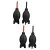 Gadpiparty 4 Pcs Blown Camera Lens Digital Cameraa Bulb Air Blower Computer Camera Blower Air Blower Cleaning Equipment Dogital Camera Air Blower Cleaner Electronic Hair Dryer, Black Red view 1