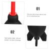 Gadpiparty 4 Pcs Blown Camera Lens Digital Cameraa Bulb Air Blower Computer Camera Blower Air Blower Cleaning Equipment Dogital Camera Air Blower Cleaner Electronic Hair Dryer, Black Red view 3
