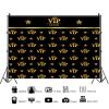 12x8ft VIP Backdrop Red Carpet Event Photography Background for Important Person Movie Night Theme Birthday Party Adults Portrait Banner Decorations Supplies Photo Booth Props view 2