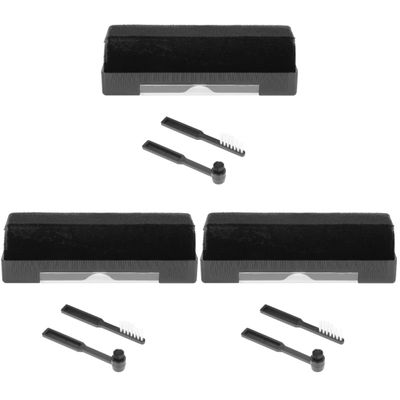 Gadpiparty 3sets Advanced Vinyl Record Cleaning Brush Material for Record Player Maintenance