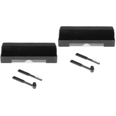 Gadpiparty 2sets Vinyl Record Cleaning Brush Static Brush for Record Cleaning Machine