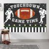 15x8ft Football Backdrop Touch Down Football Sport Match Theme Photography Background Boys Kids Birthday Football Party Banner Decorations Supplies Photo Booth Props view 3