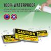 (2pcs) Caution Stickers Sarcastic Stickers Your Lack of Planning is Not My Emergency Yellow Stickers Vinyl Stickers for Water Bottles, Laptop, Window, Car 2pcs Size 5" view 4