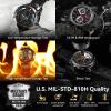 AMAZTIM Smart Watches for Men,60 Days Extra-Long Battery, Rugged Military Bluetooth Call(Answer/Dial Calls),1.43" Ultra HD AMOLED Display,Full Metal Body SmartWatch Compatible iPhone and Android view 2