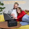 SEMIER Portable AM FM Shortwave Radio with Bluetooth Speaker Plug in Wall, 3X D Cell Batteries Or AC Power Transistor Radio with 2 Tone Mode, Double Loud Speakers, Support AUX/USB/TF Card Play view 2