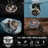AMAZTIM GPS Smart Watch for Men, 6 Satellite Positioning, Compass, Stainless Steel Body, 50M Waterproof, 470mAh Extra-Large Battery, Answer/Make Call, 1.43" AMOLED Screen, Compatible for Android iOS view 2