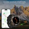 AMAZTIM GPS Smart Watch for Men, 6 Satellite Positioning, Compass, Stainless Steel Body, 50M Waterproof, 470mAh Extra-Large Battery, Answer/Make Call, 1.43" AMOLED Screen, Compatible for Android iOS view 4