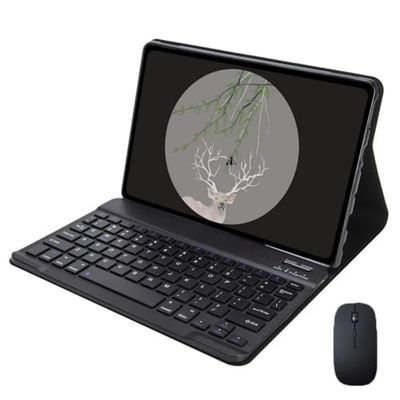 Case for Samsung Galaxy Tab A7 Lite 8.7 inch Case with Keyboard and Mouse for Samsung Tab A7 Lite(SM-T220/T225/T227),Detachable Keyboard,Stand Cover (Black)