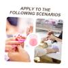 POPETPOP 2pcs Nail Drill Bit Storage Holder Grinding Display Base Organizer for Nail Drill Bits High-grade Material Convenient Manicure Practice Elegant Design view 4