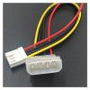 Milkweed 4 Pin Molex IDE Male to 4P ATA Female Power Cable to Floppy Drive Adapter Computer PC Floppy Drive Connector Cord PSU (Size : 5pcs) view 2