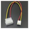 Milkweed 4 Pin Molex IDE Male to 4P ATA Female Power Cable to Floppy Drive Adapter Computer PC Floppy Drive Connector Cord PSU (Size : 5pcs) view 3