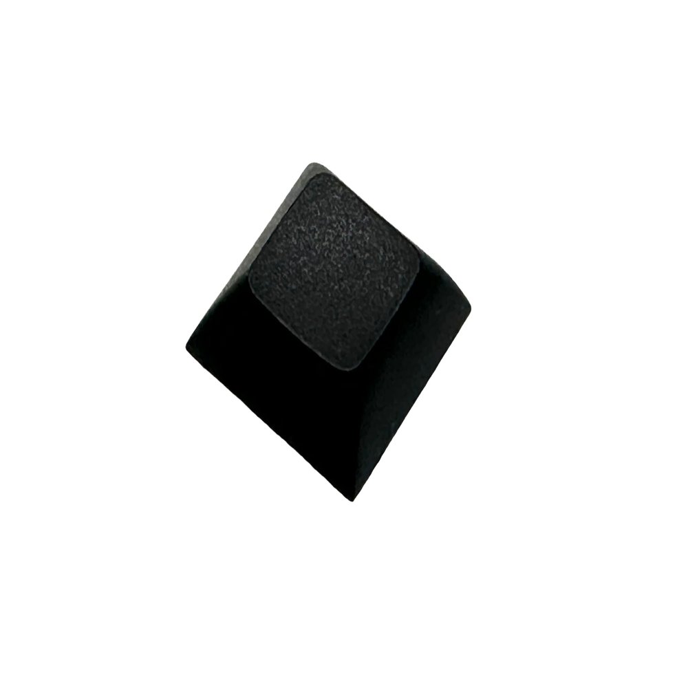1U DSA Blank Printed Keycaps PBT Keycaps for Mechanical MX Switches Mechanical Keyboard 35 PCS (Black)