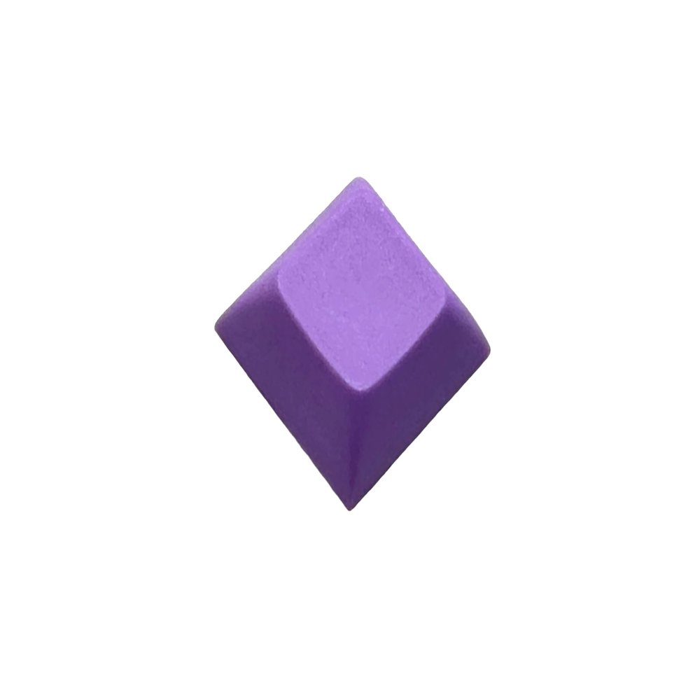 1U DSA Blank Printed Keycaps PBT Keycaps for Mechanical MX Switches Mechanical Keyboard 35 PCS (Purple)