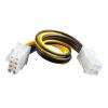 4 Pin Male to 8 Pin Female CPU Power Cable Cord Adapter CPU Power Supply Computer Connector Extension Cable  view 2