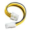 4 Pin Male to 8 Pin Female CPU Power Cable Cord Adapter CPU Power Supply Computer Connector Extension Cable  view 3