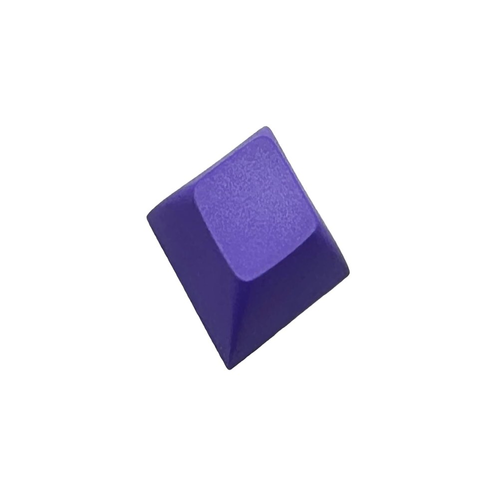 1U DSA Blank Printed Keycaps PBT Keycaps for Mechanical MX Switches Mechanical Keyboard 35 PCS (Dark Purple)