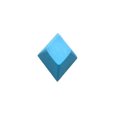 1U DSA Blank Printed Keycaps PBT Keycaps for Mechanical MX Switches Mechanical Keyboard 35 PCS (Light Blue)