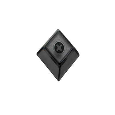 1U DSA Blank Printed Keycaps PBT Keycaps for Mechanical MX Switches Mechanical Keyboard 35 PCS (Transparent Black)
