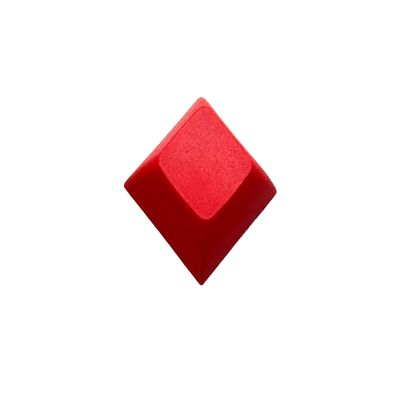 1U DSA Blank Printed Keycaps PBT Keycaps for Mechanical MX Switches Mechanical Keyboard 35 PCS (Red)