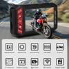 ArhaR Motorcycle Dash Camera, Dual 1080P Waterproof Motorbike Recording Dash Cam, Built-in WiFi, G-Sensor, Wired Control, Night Vision Loop Recording, Max 64G view 2