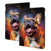IYOVI Case for 2019 iPad 10.2 inch, for iPad 7th(A2197 A2200 A2198 A2199) Multi-Angle Viewing Stand,Auto Sleep Wake,Smile French Bulldog Print view 1