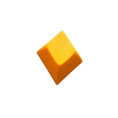 1U DSA Blank Printed Keycaps PBT Keycaps for Mechanical MX Switches Mechanical Keyboard 35 PCS (Orange)