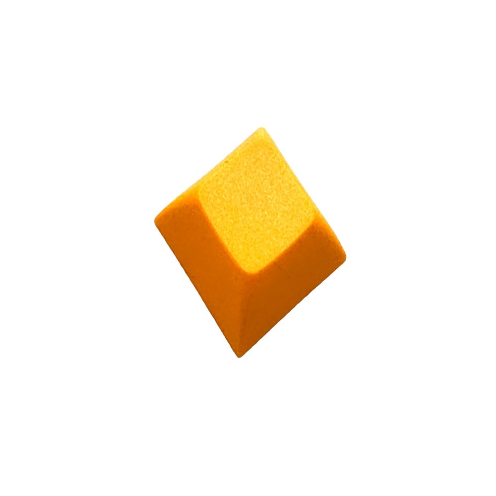 1U DSA Blank Printed Keycaps PBT Keycaps for Mechanical MX Switches Mechanical Keyboard 35 PCS (Orange)