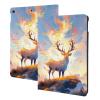 IYOVI Case for 2019 iPad 10.2 inch, for iPad 7th(A2197 A2200 A2198 A2199) Multi-Angle Viewing Stand,Auto Sleep Wake,sika Deer Print view 1