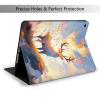 IYOVI Case for 2019 iPad 10.2 inch, for iPad 7th(A2197 A2200 A2198 A2199) Multi-Angle Viewing Stand,Auto Sleep Wake,sika Deer Print view 2