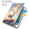 IYOVI Case for 2019 iPad 10.2 inch, for iPad 7th(A2197 A2200 A2198 A2199) Multi-Angle Viewing Stand,Auto Sleep Wake,sika Deer Print view 3
