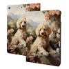 IYOVI Case for 2019 iPad 10.2 inch, for iPad 7th(A2197 A2200 A2198 A2199) Multi-Angle Viewing Stand,Auto Sleep Wake,Poodle Print view 1