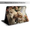 IYOVI Case for 2019 iPad 10.2 inch, for iPad 7th(A2197 A2200 A2198 A2199) Multi-Angle Viewing Stand,Auto Sleep Wake,Poodle Print view 2