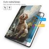 IYOVI Case for 2019 iPad 10.2 inch, for iPad 7th(A2197 A2200 A2198 A2199) Multi-Angle Viewing Stand,Auto Sleep Wake,Clumber_Spaniel Print view 3