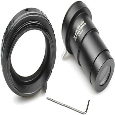 ZGYDNM Telescope Accessory Set Metal 5X Barlow Lens with Camera mounting Adapter for 70400 monocular Telescope Camera, As Shown in the Figure