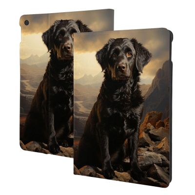 IYOVI Case for 2019 iPad 10.2 inch, for iPad 7th(A2197 A2200 A2198 A2199) Multi-Angle Viewing Stand,Auto Sleep Wake,Curly_Coated_Retriever Print