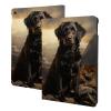 IYOVI Case for 2019 iPad 10.2 inch, for iPad 7th(A2197 A2200 A2198 A2199) Multi-Angle Viewing Stand,Auto Sleep Wake,Curly_Coated_Retriever Print view 1