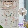 CHIPEL Flower and Bird Gardening Fence Decoration Accessory, Garden Wrought Iron Wall-Mounted Mailboxes, Outdoor and Indoor Shopping Mall Window Photography Prop view 2