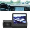2.4 Inch 3 Channel Dash Cam, Black 1080P Night Vision Triple Car Camera, Motion Detection, Driving Recorder for Enhanced Safety view 4